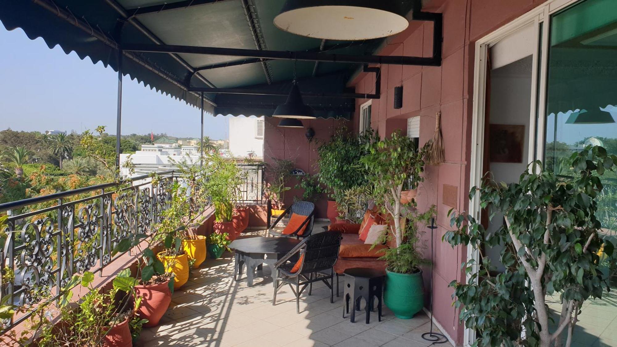 Appartement Agreable Avec 2 Tres Belles Terrasses Au Coeur De Rabat Exterior foto